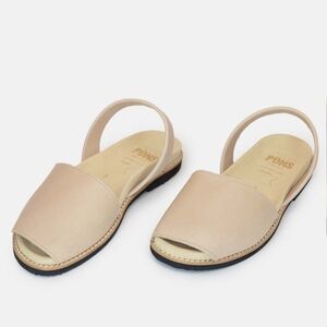 Women's Nude Slingback Sandals - Comfortable Everyday Style